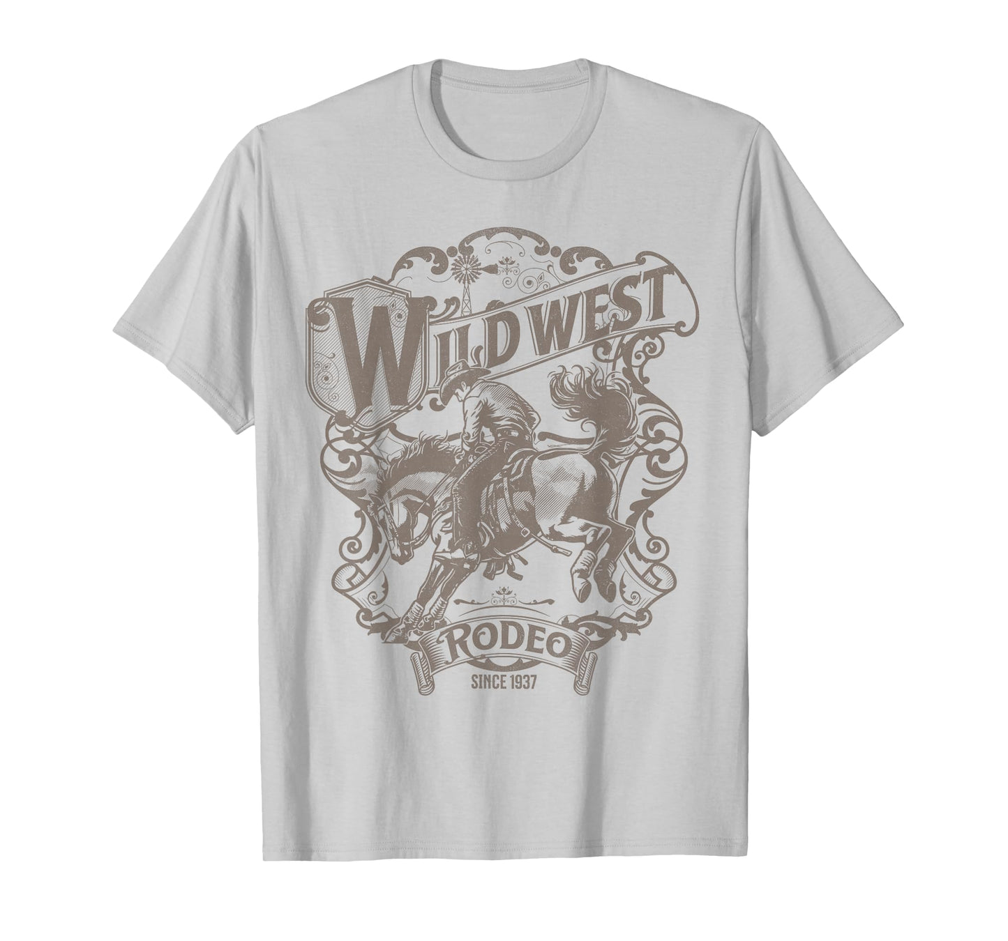 Wild West Western Cowboy Rodeo Country Music Women Men Kids T-Shirt