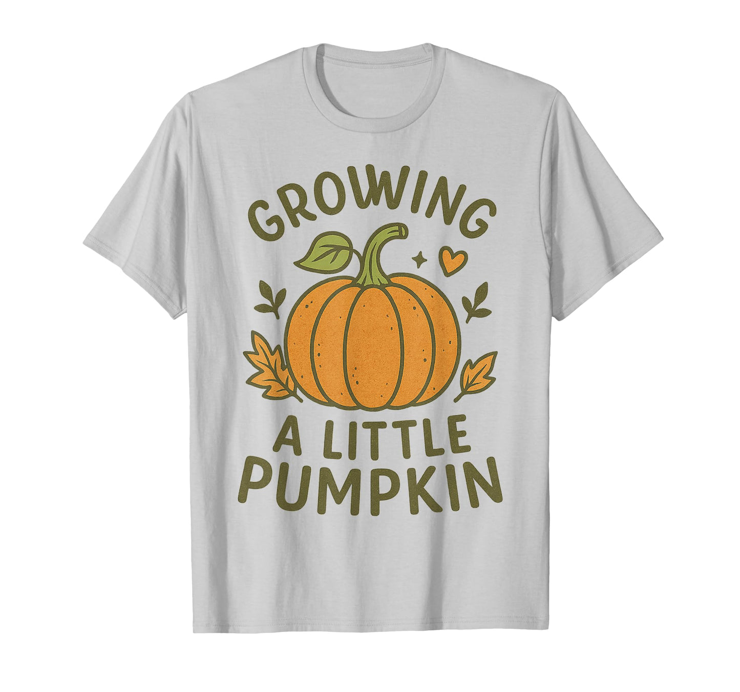 Growing A Little Pumpkin Fall Pregnancy Announcement Reveal T-Shirt