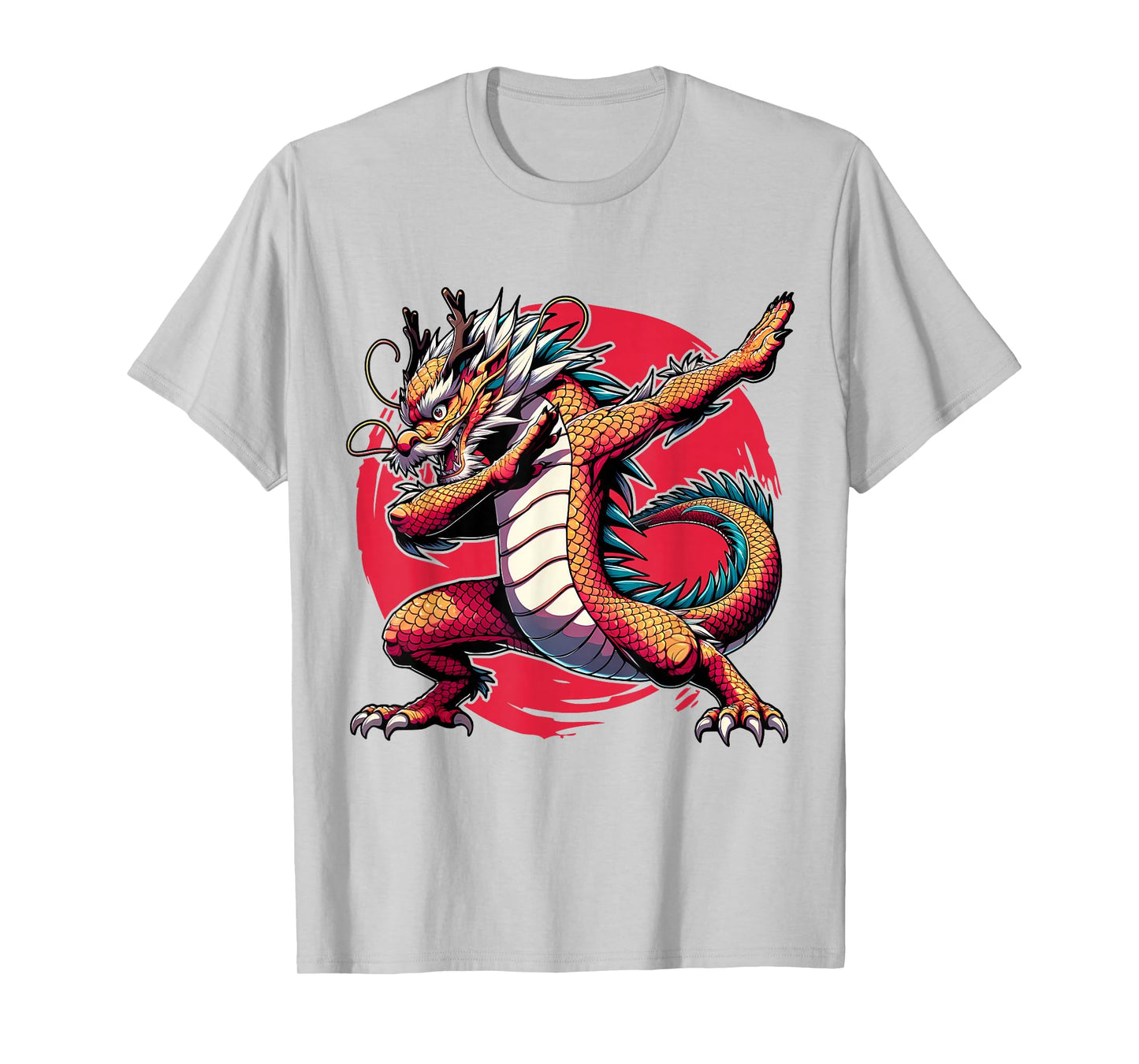Japanese Dabbing Dragon Asian - Anime Lover Kids T-Shirt