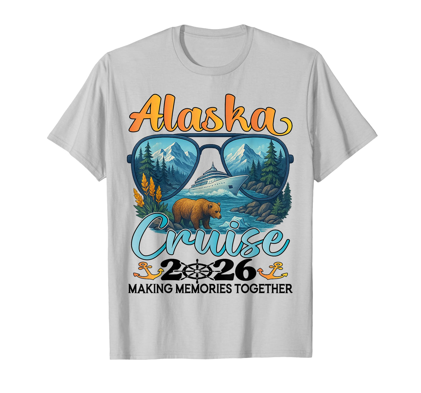 Matching Family Group Alaskan Alaska Cruise 2026 Friends T-Shirt