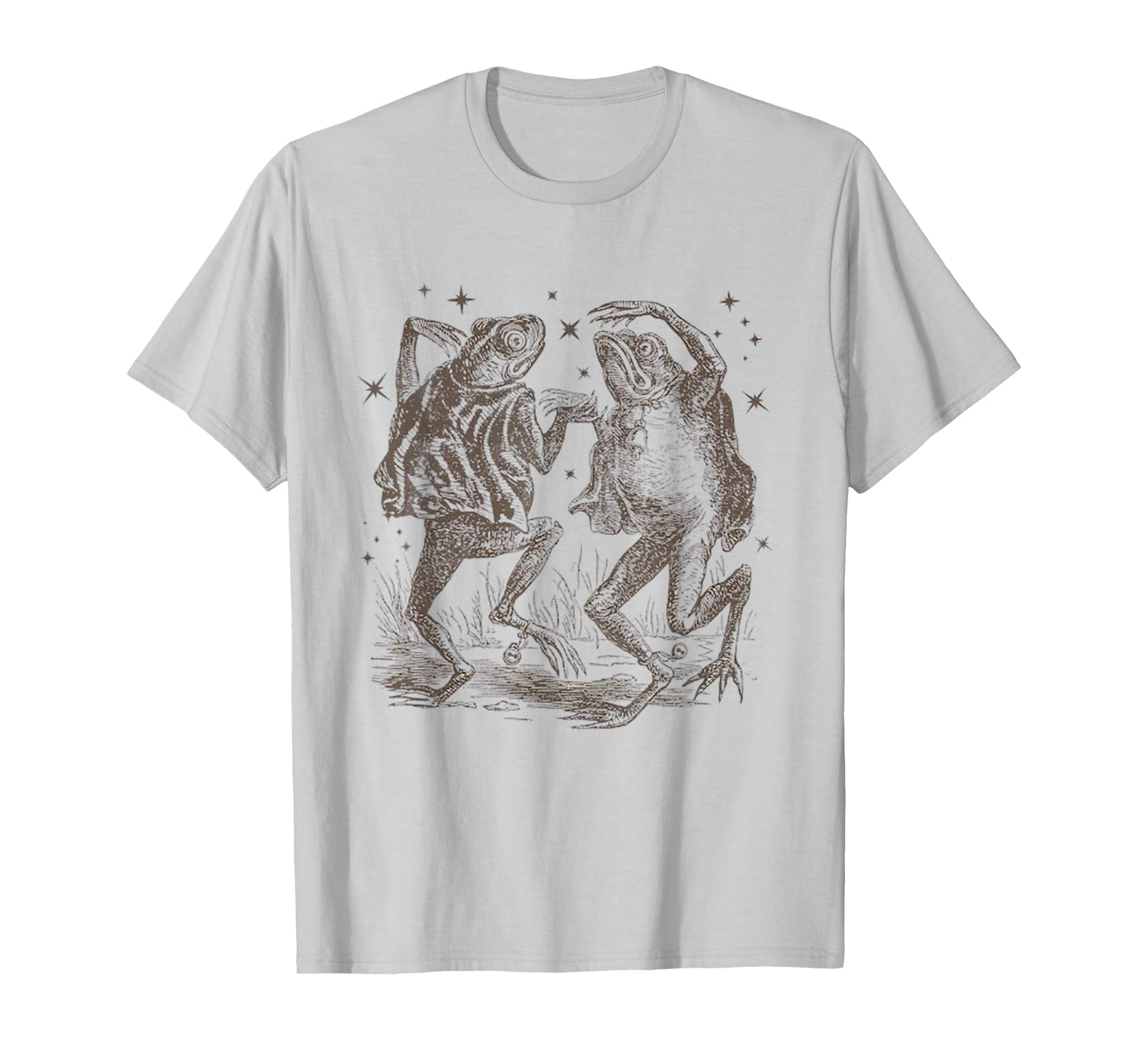 Dancing Frog Stars Vintage 90s Tattoo Style T-Shirt