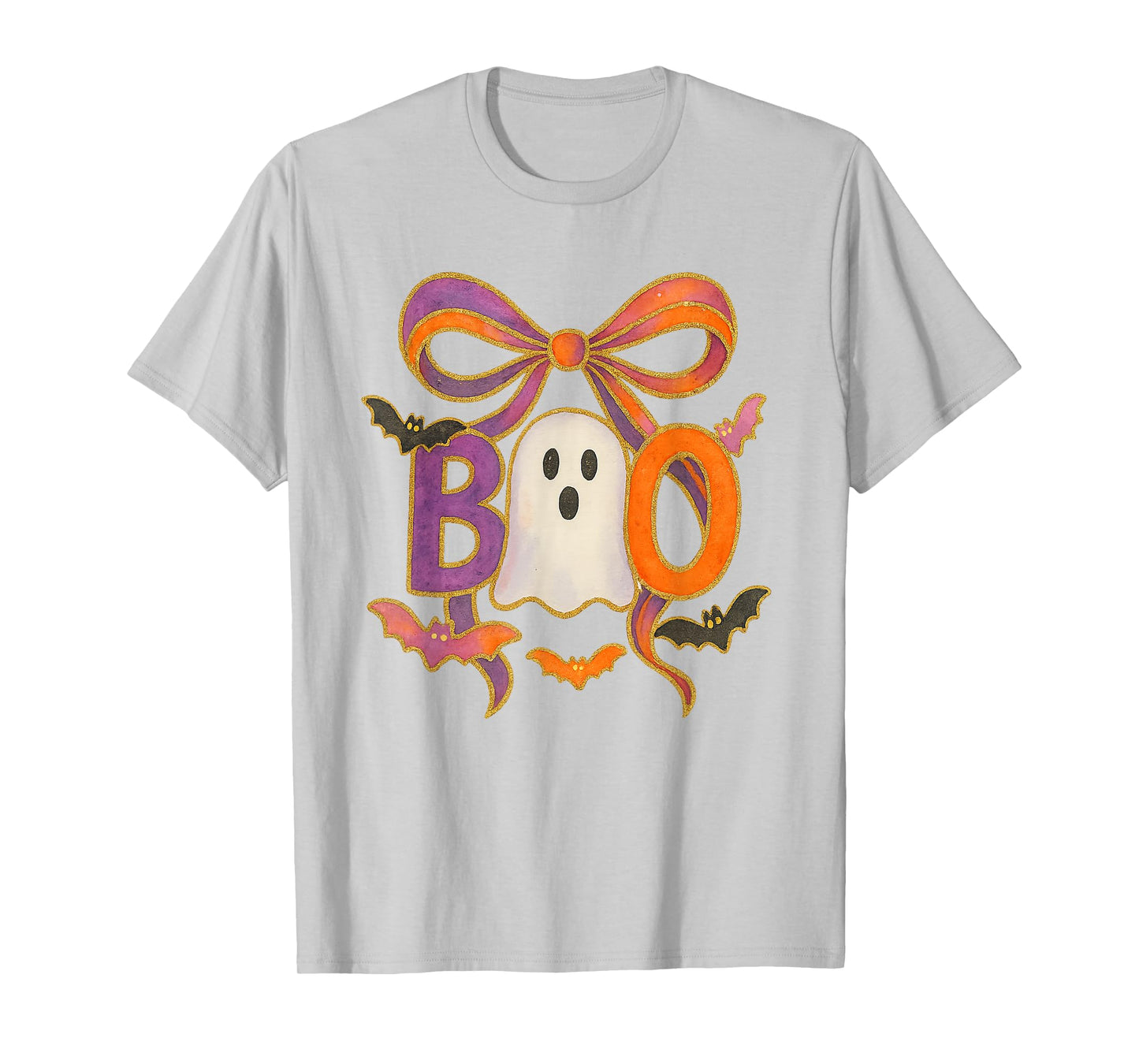 Coquette Boo Cute Ghost Spooky Funny Halloween Men Women Kid T-Shirt