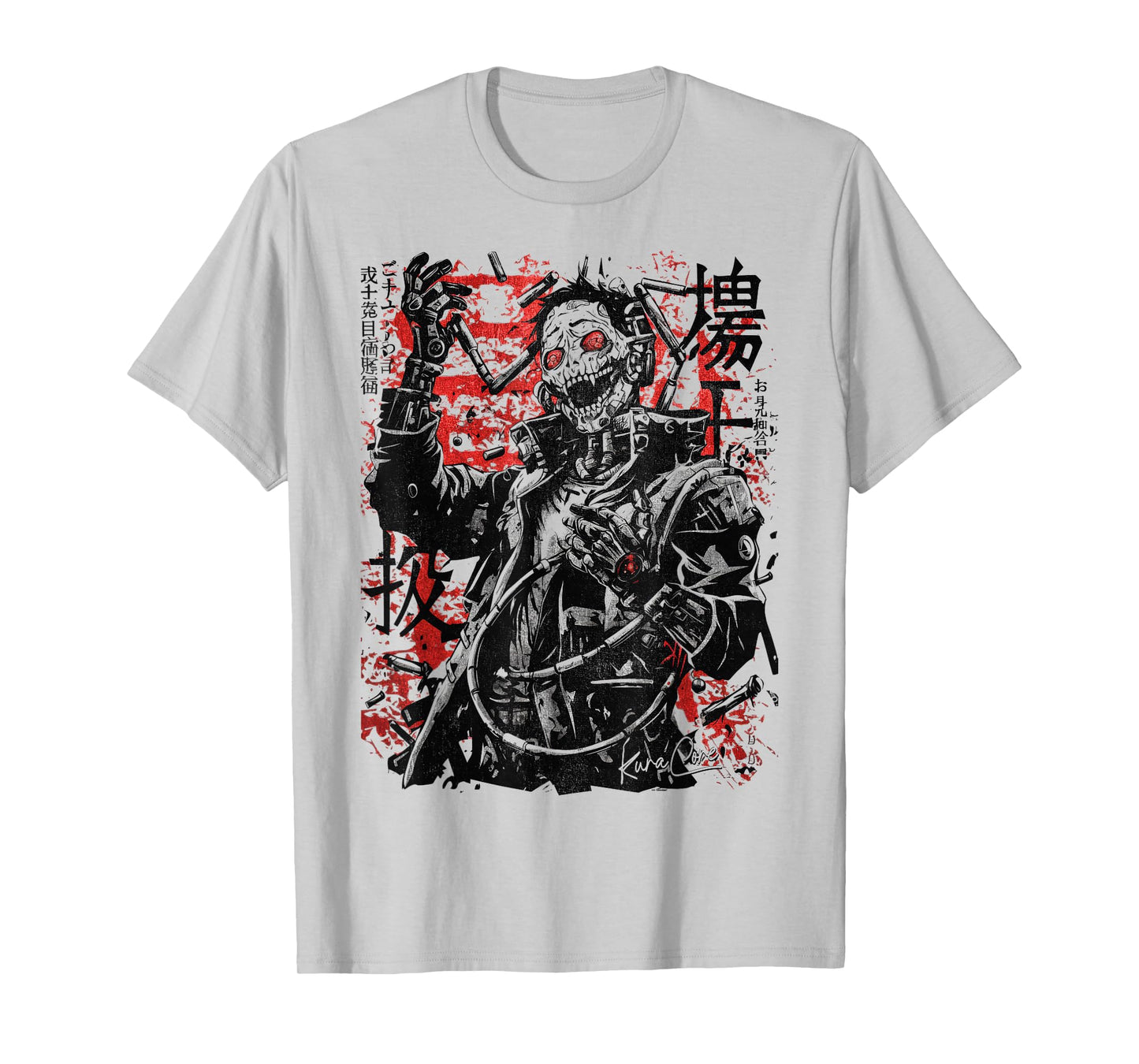 Japanese Streetwear Cyberpunk Y2K Techwear Retro Manga Anime T-Shirt
