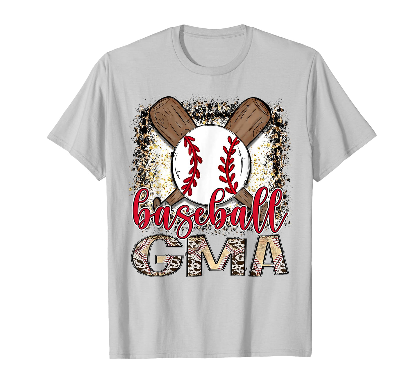 Baseball Gma Leopard Proud Ball Gma Game Day T-Shirt