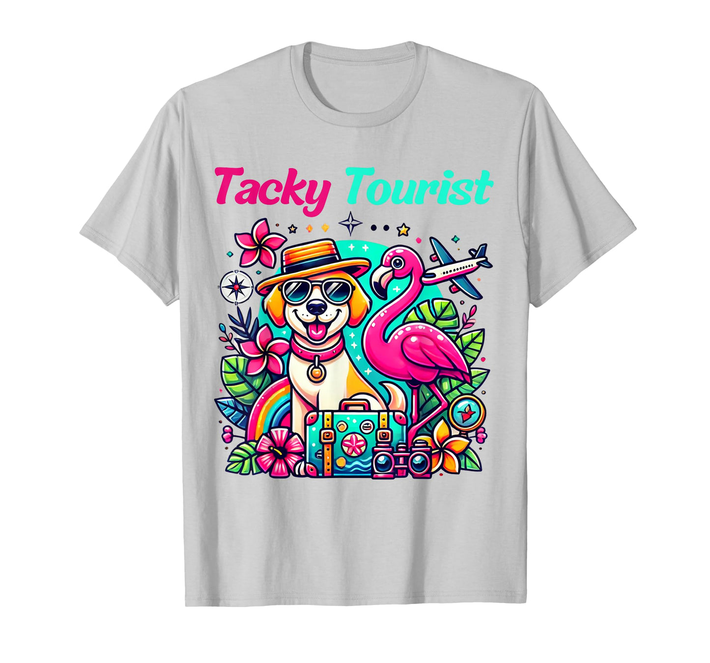 Vacay Tacky Tourist Outfit Wacky Cruise Costume Idea Tacky T-Shirt