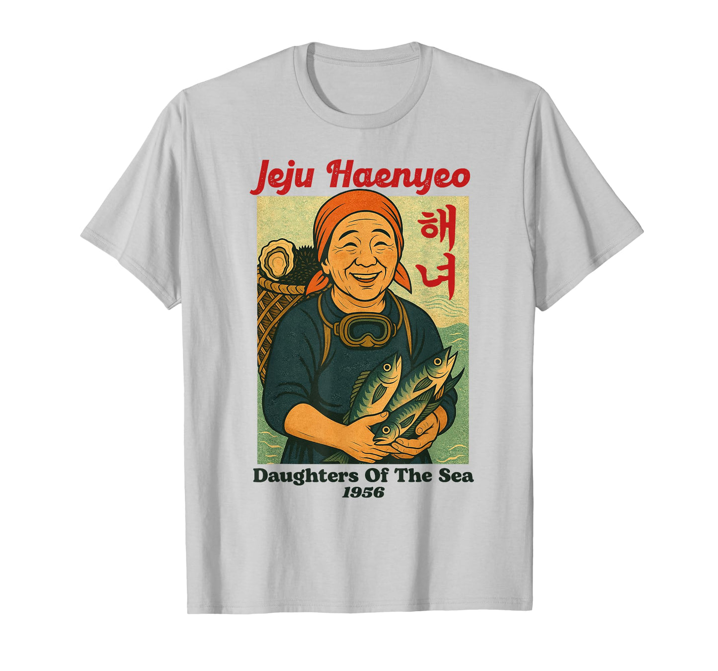 Jeju Haenyeo Women Diver Jeju Island Korea Travel Korean T-Shirt