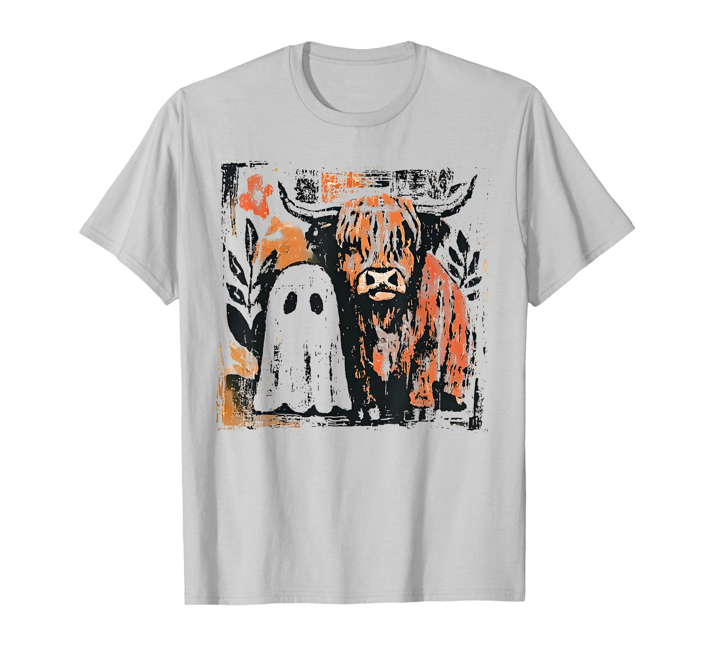 Haunting Until The Cows Come Home Ghost and Cow Halloween T-Shirt
