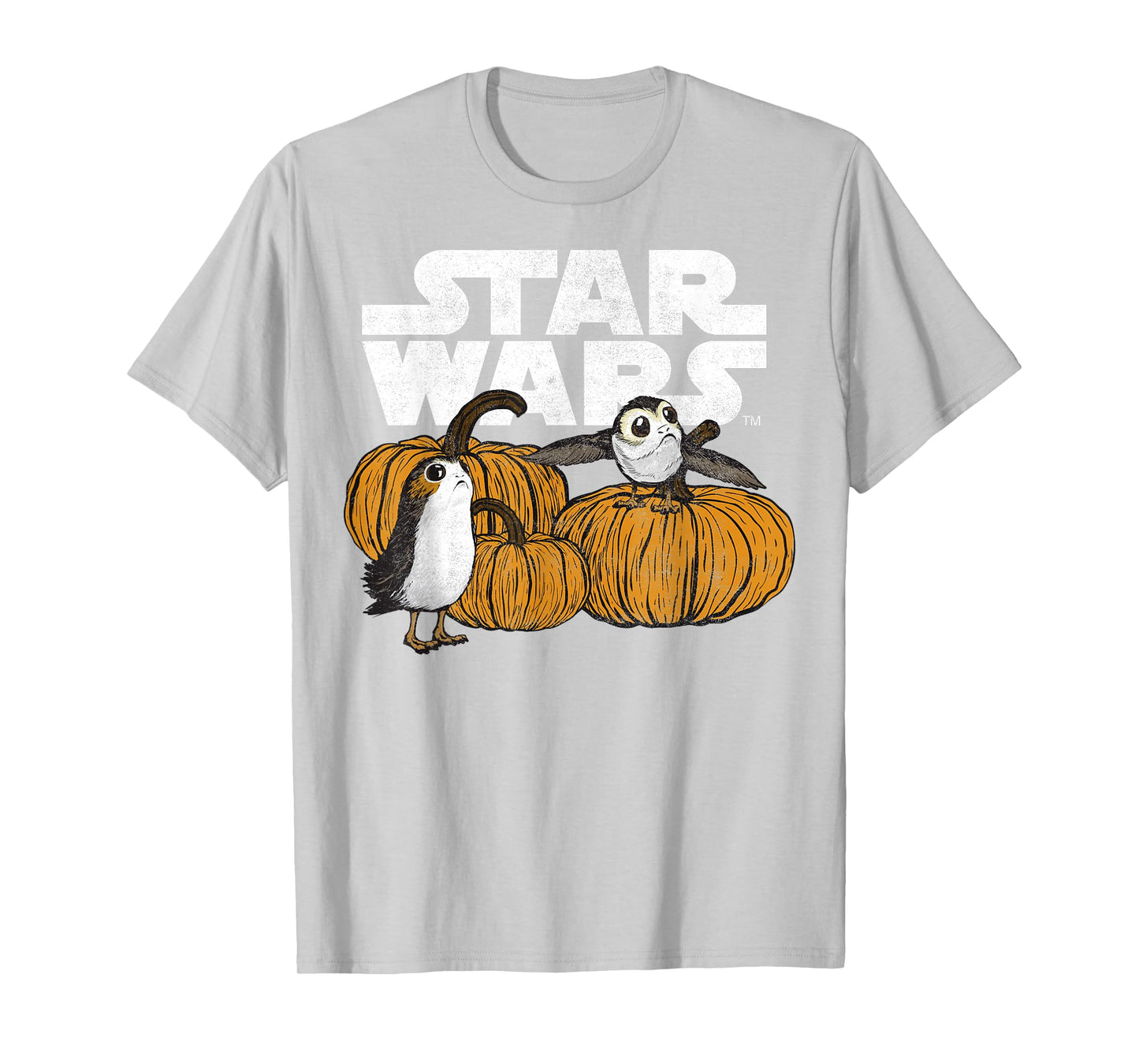 Star Wars Porg Pumpkin Patch Halloween T-Shirt