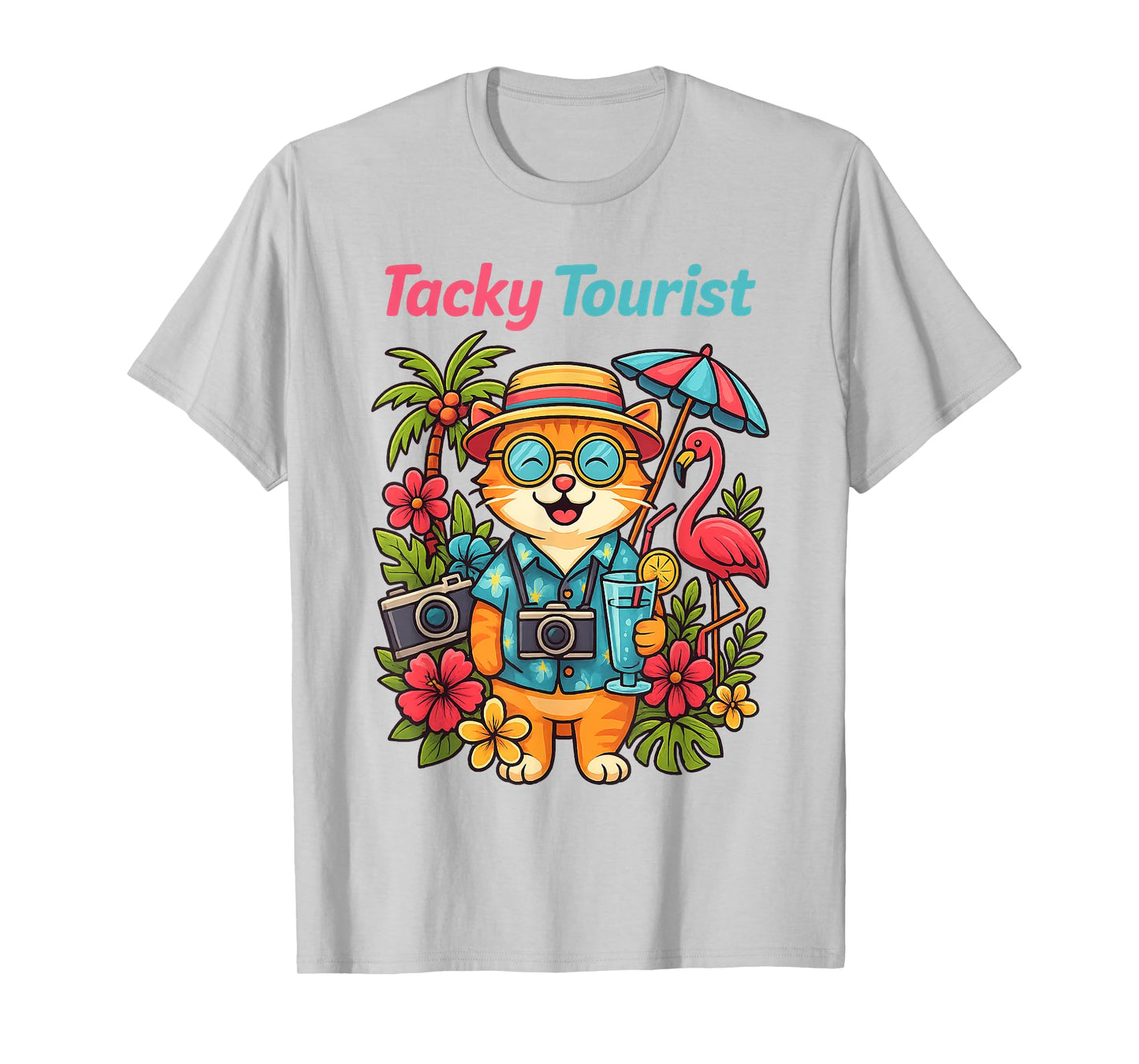 Vacay Tacky Tourist Outfit Wacky Cruise Costume Idea Tacky T-Shirt