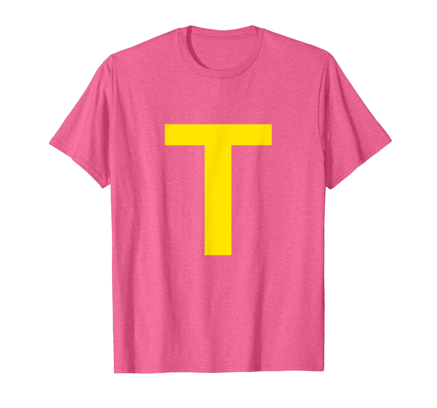 letter t funny chipmunk group matching halloween costume T T-Shirt