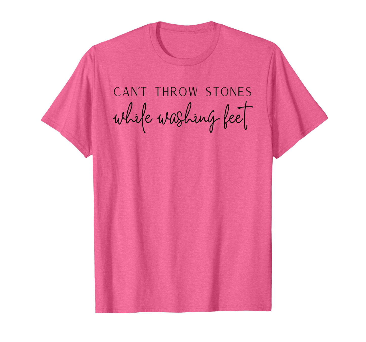 Vintage Retro Can't Throw Stones While Washing Feet T-Shirt