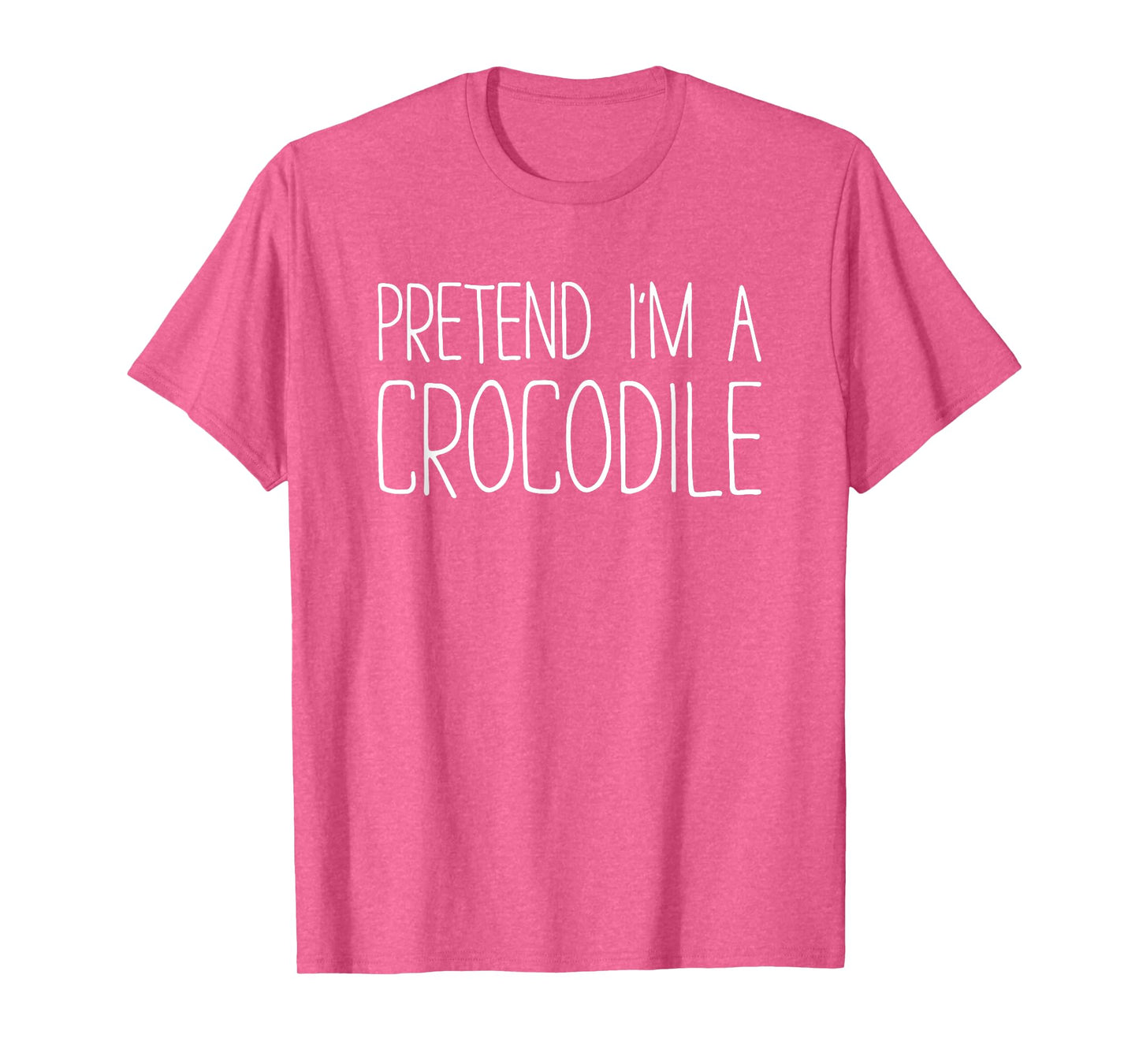 Pretend I'm A Crocodile Shirt Adult Kids Men Women Costume T-Shirt