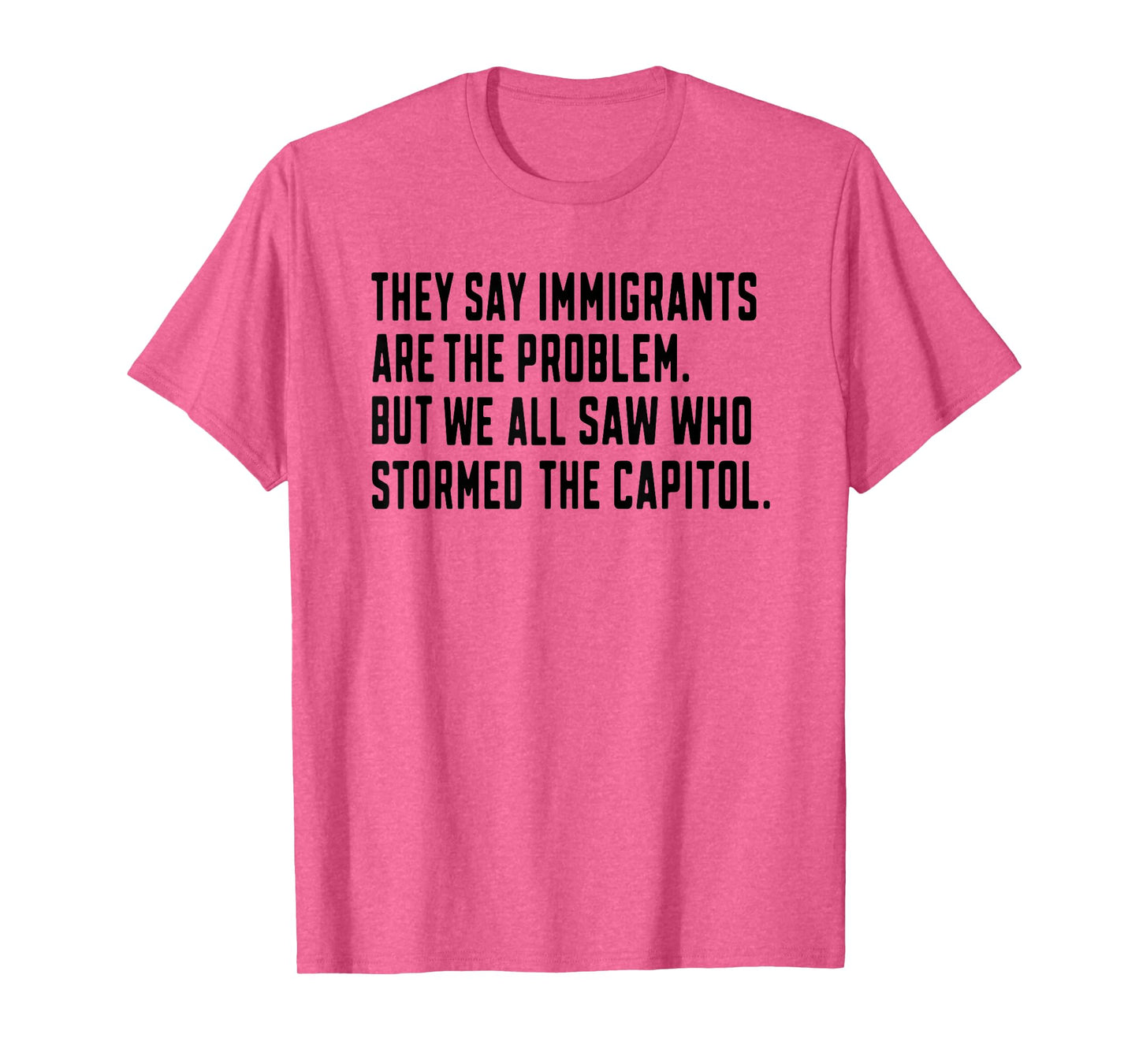 They Say Immigrants Are The Problem But We All Saw Stormed T-Shirt