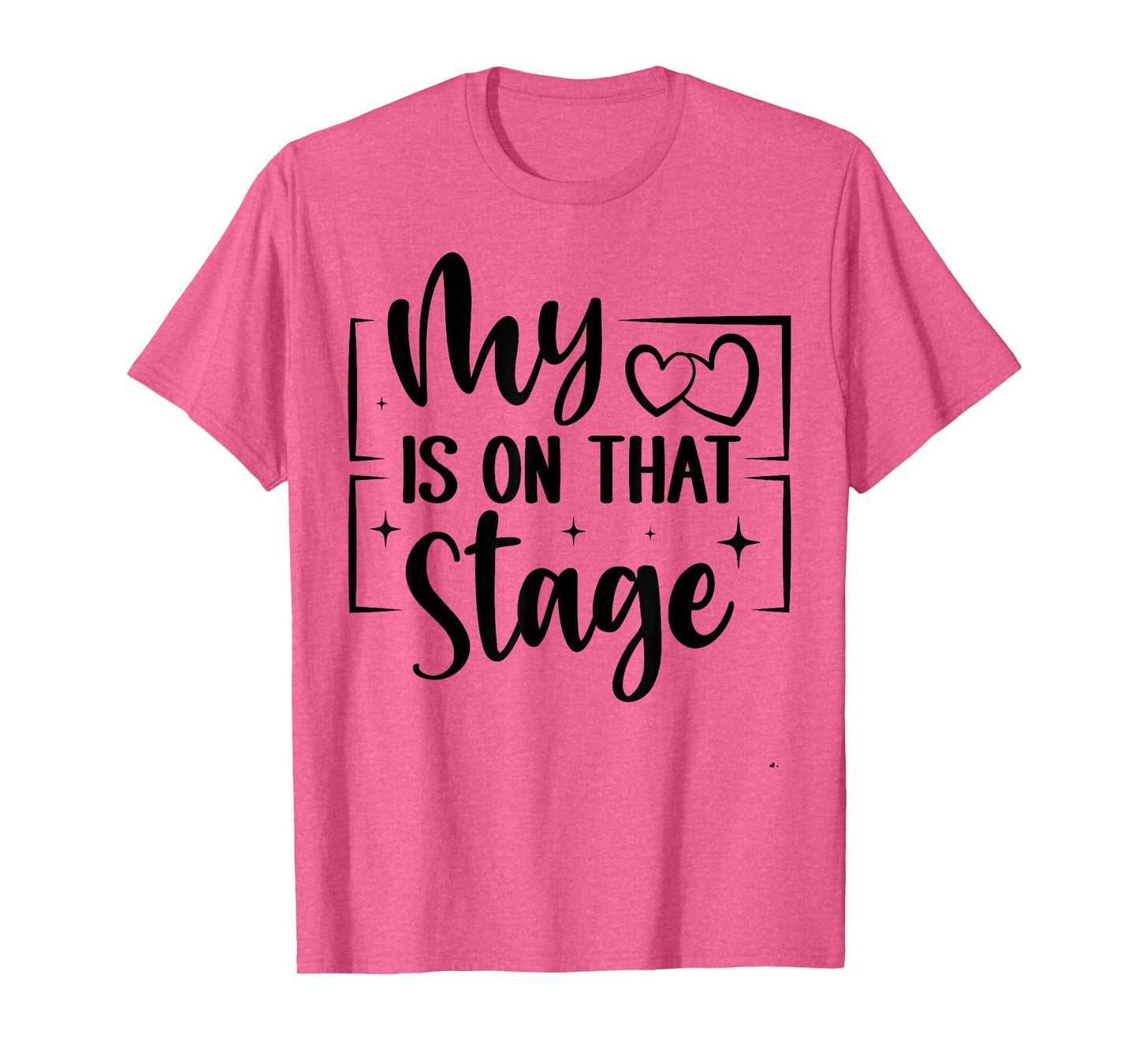 Dance Mom Retro My Heart Is On That Stage Dance Recital T-Shirt