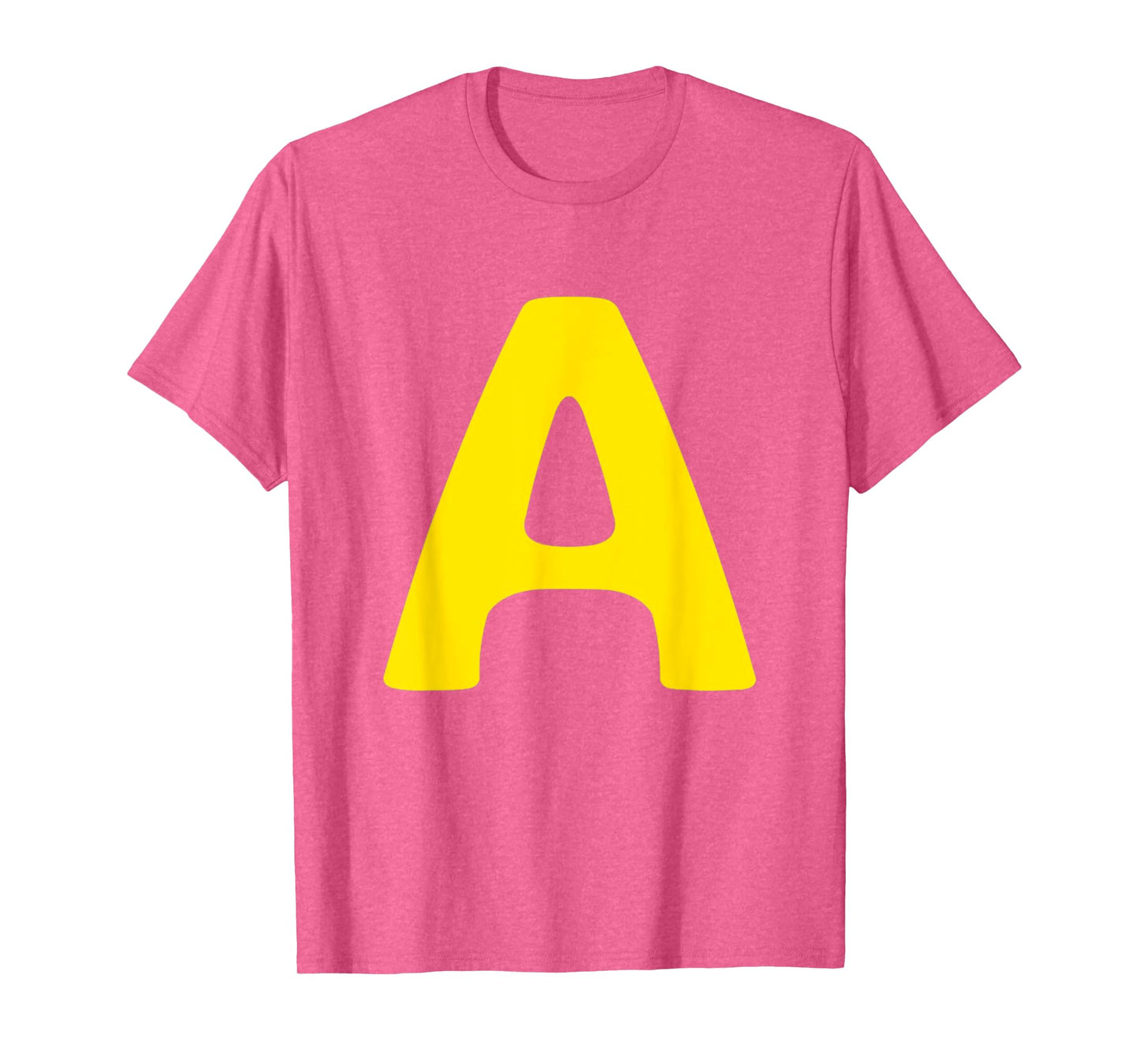 Yellow Lettre A Group Matching Halloween Costumes T-Shirt