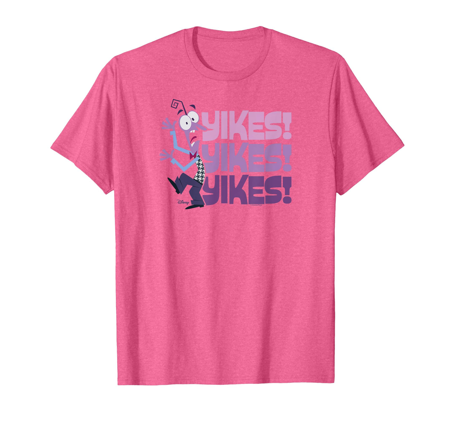 Inside Out 2 - Fear Movie Character Yikes Stacked Repeated T-Shirt