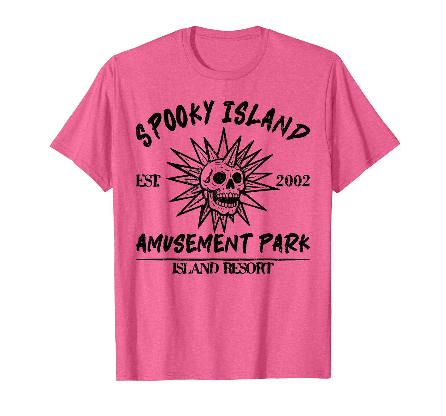 Vintage Spooky Island Est 2002 Amusement Park Island T-Shirt