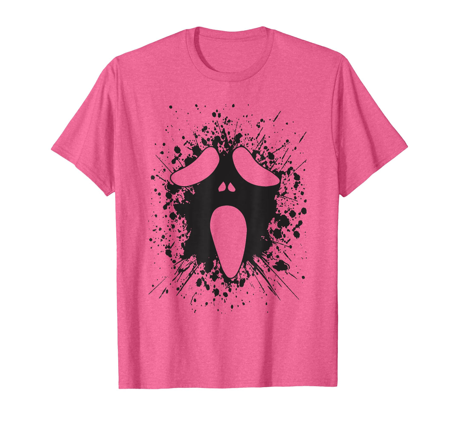 Ghost Silly Face Spooky Halloween Ghoul Face Easy Costume T-Shirt
