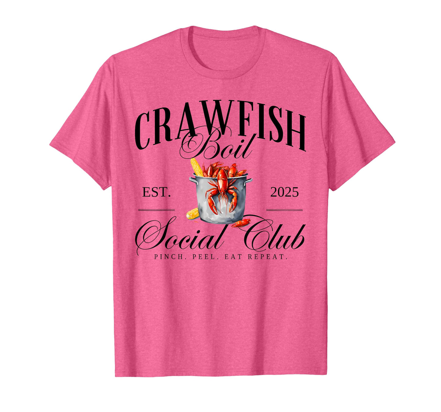Crawfish Boil Social Club Cajun Seafood Festival Season T-Shirt