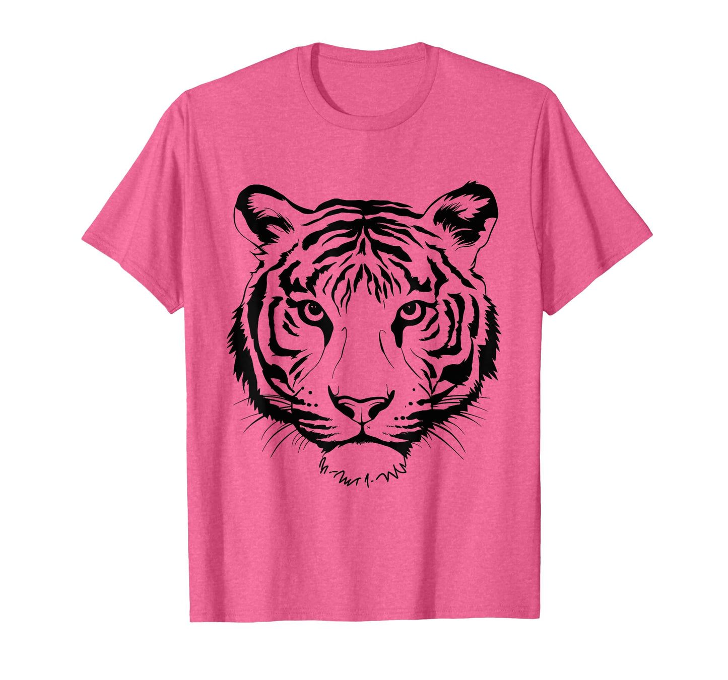 Orange Tiger Face Wild Animals For Women Men Kids Tiger Head T-Shirt