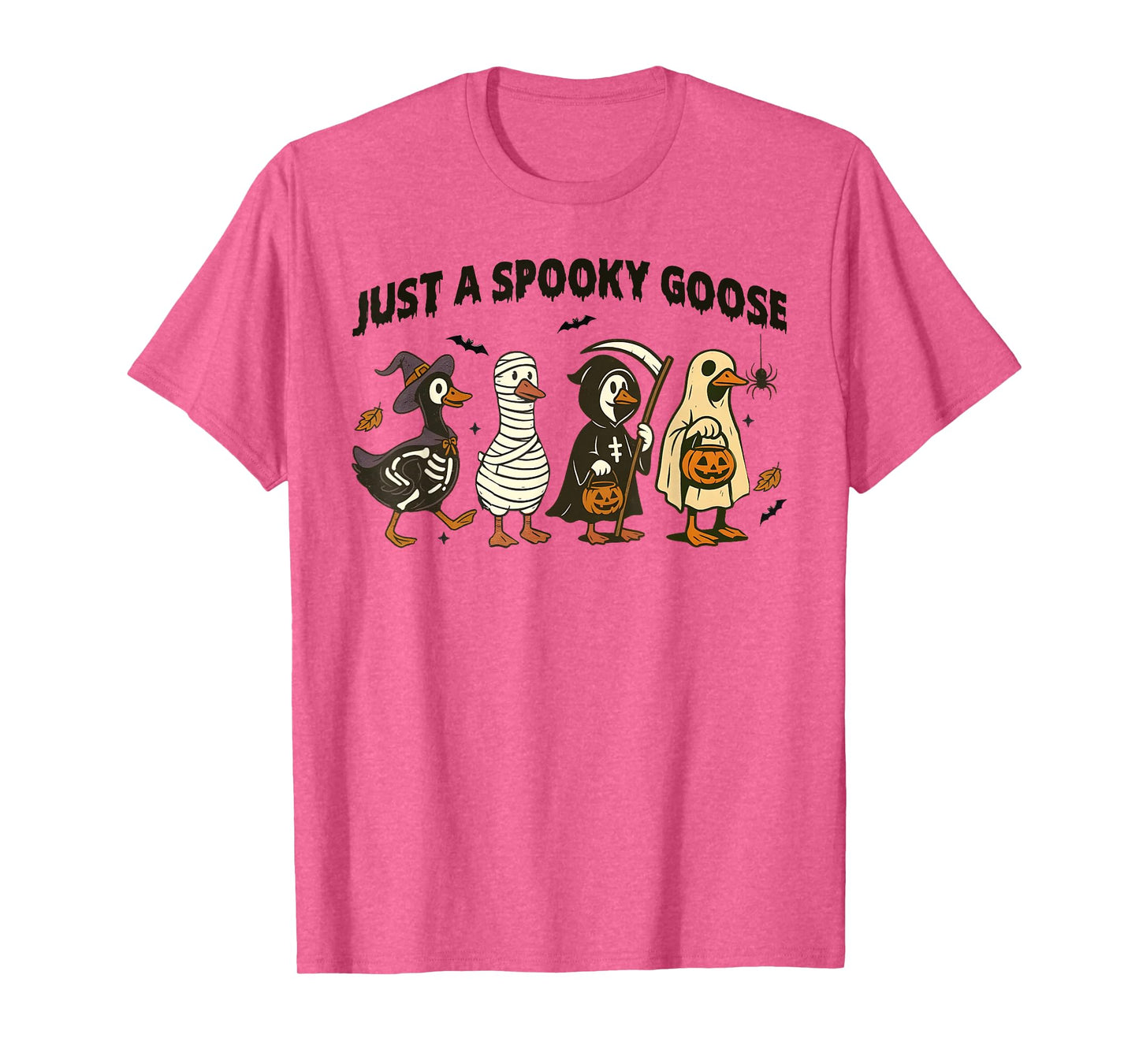 Just A Spooky Goose Halloween Costume Fun Men Women T-Shirt
