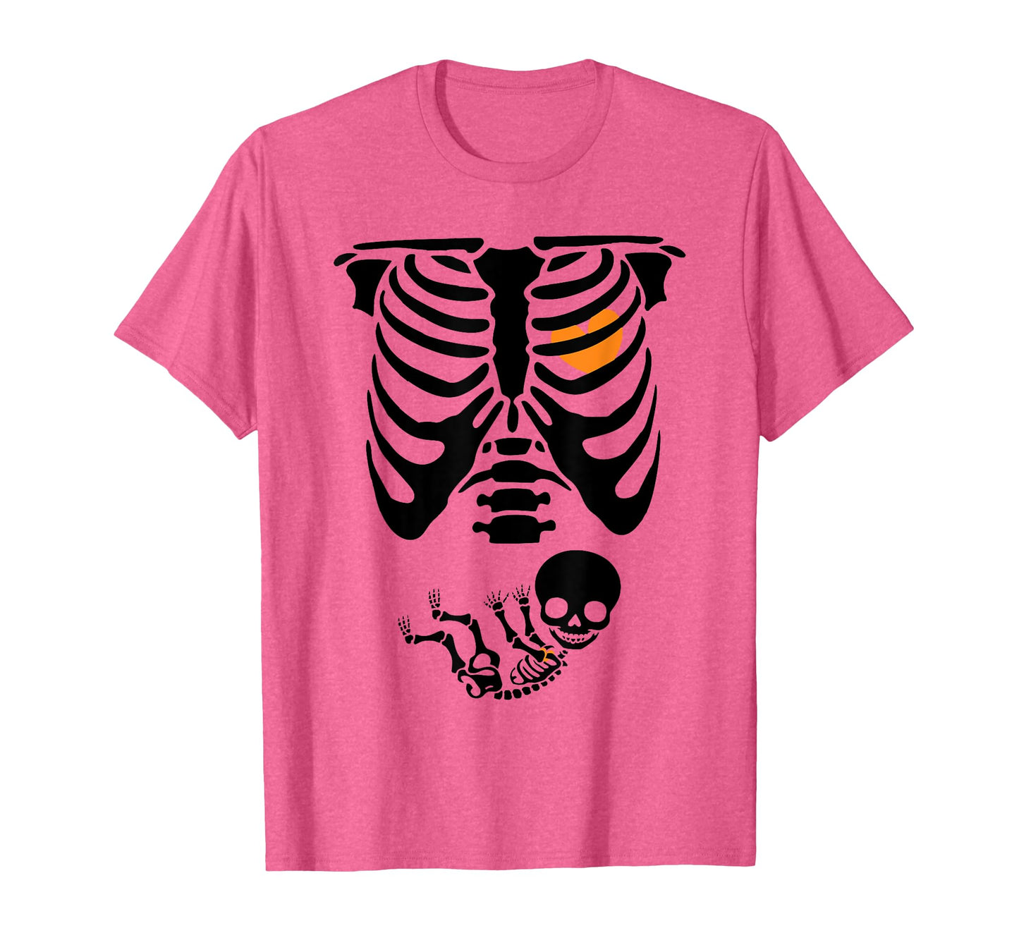 Skeleton Pregnancy Halloween Spooky Mom To Be Baby Reveal T-Shirt