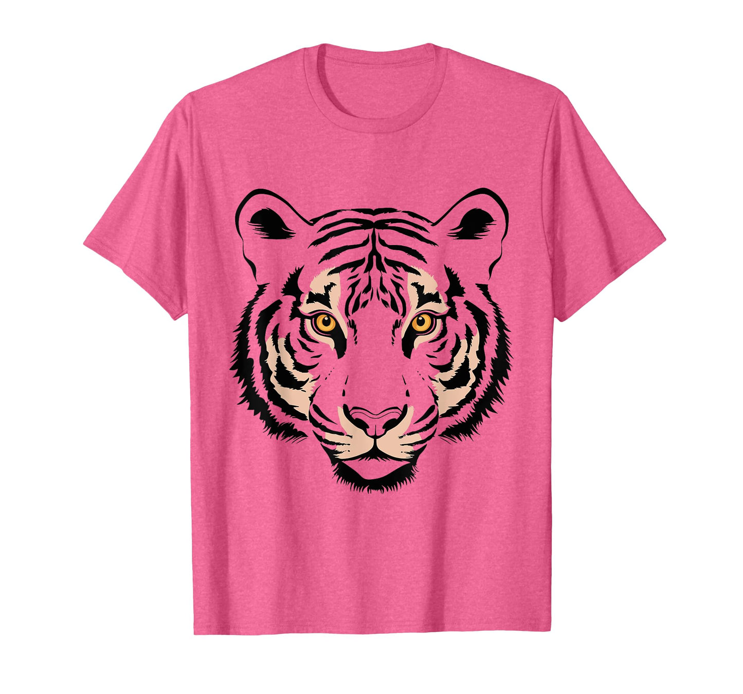 Orange Tiger Face Wild Animal Women Men Kids Tiger Head T-Shirt