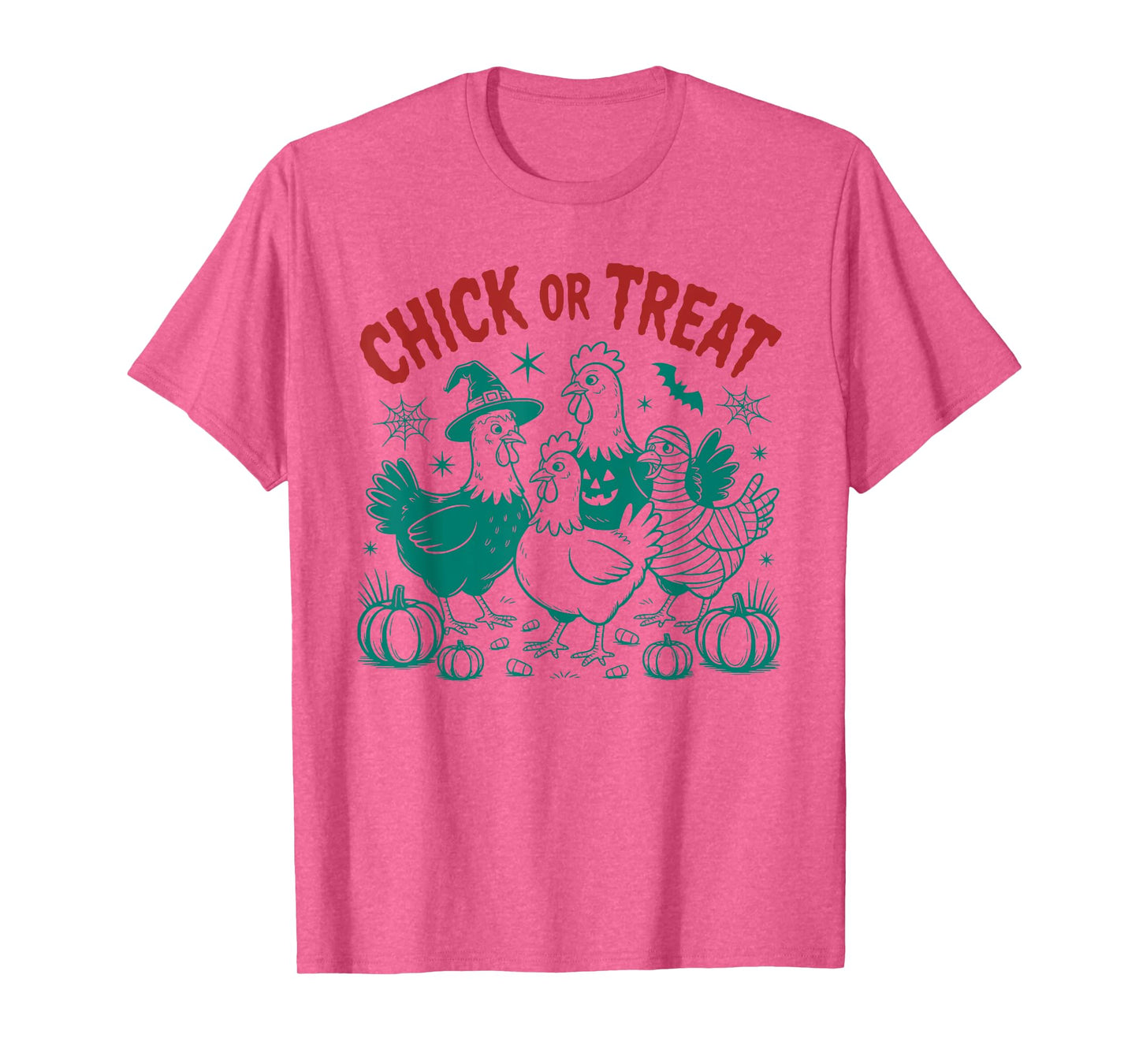 Chick Or Treat Funny Halloween Chicken Costume T-Shirt