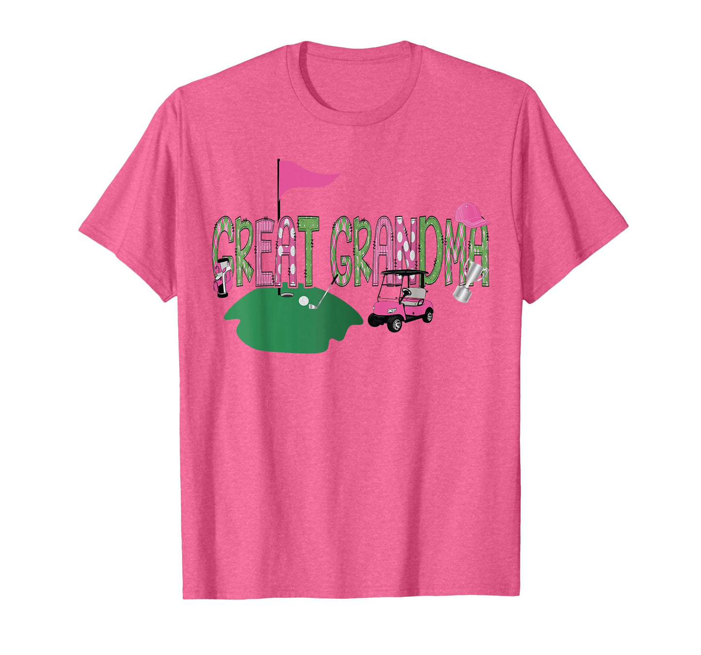 Golf Great Grandma Hole In One Golf 1St Birthday Party T-Shirt