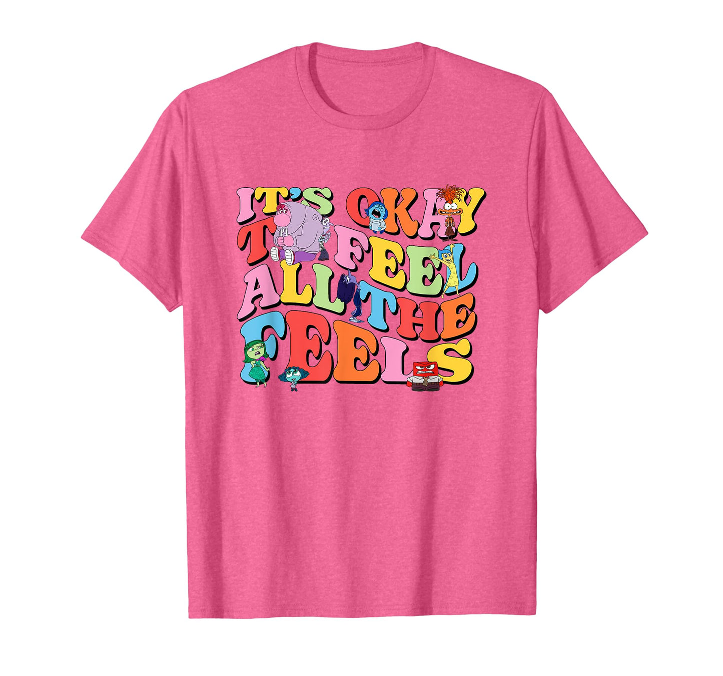 Disney Pixar Inside Out 2 It’s Okay To Feel All The Feels T-Shirt