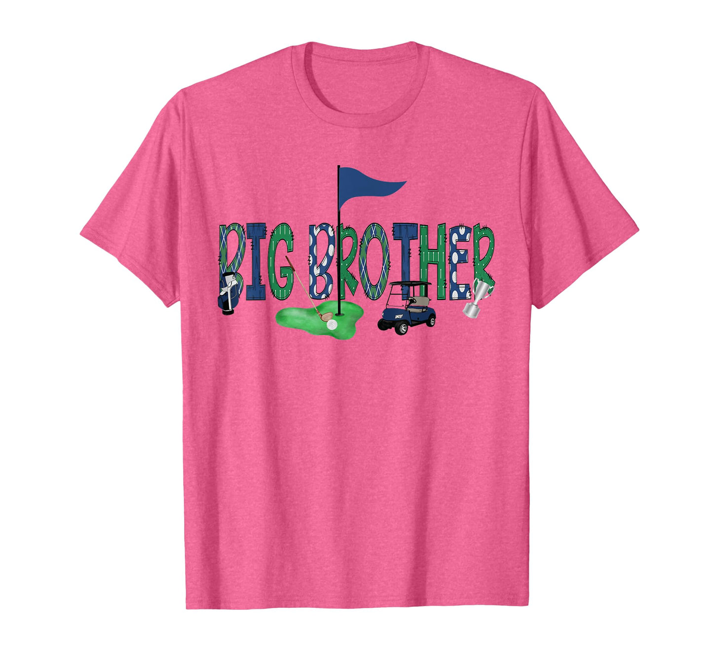 Big Brother Of The Birthday Boy Hole in One Golf Matching T-Shirt