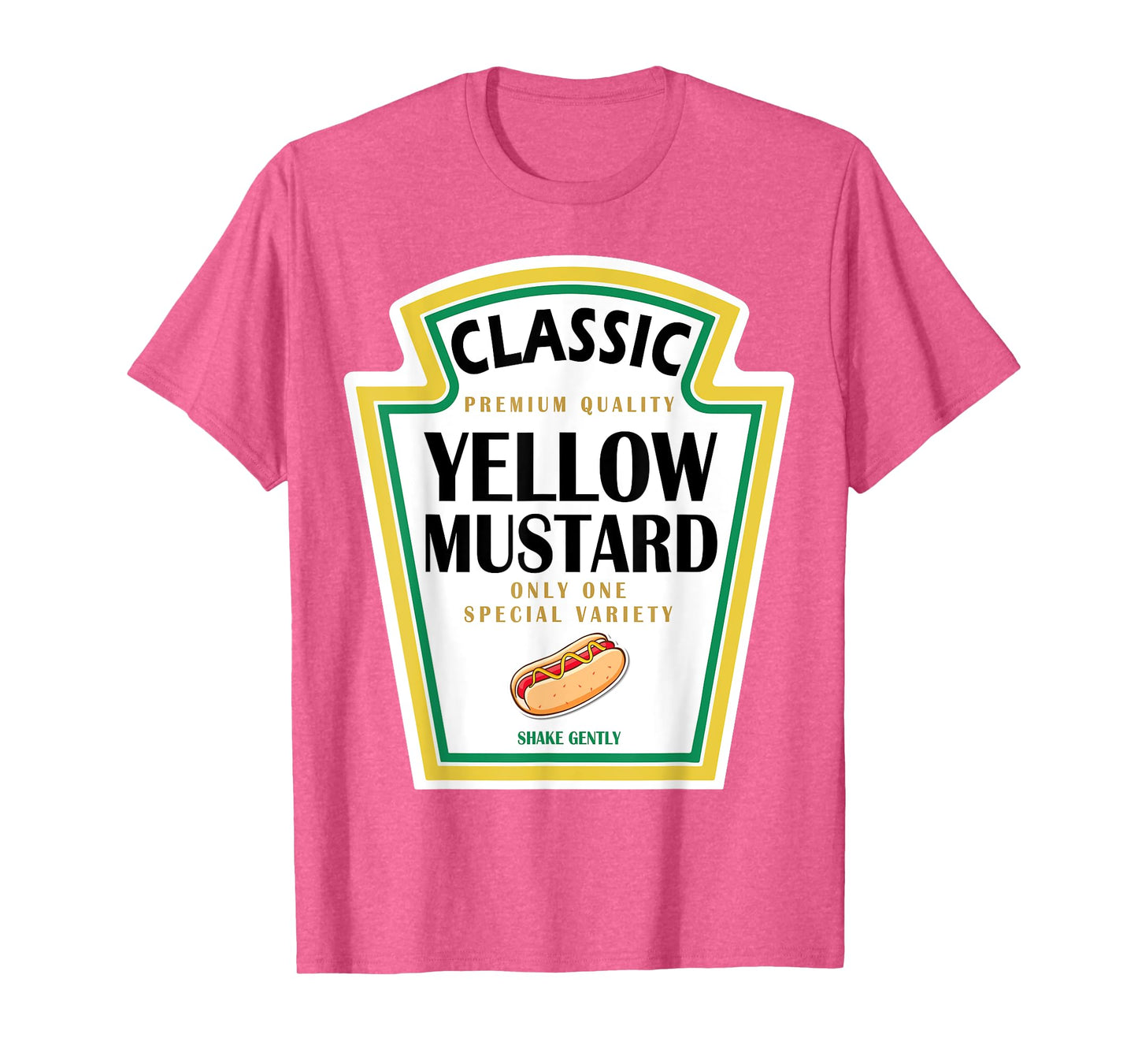 Yellow Mustard DIY Halloween Costume Matching Group Mustard T-Shirt
