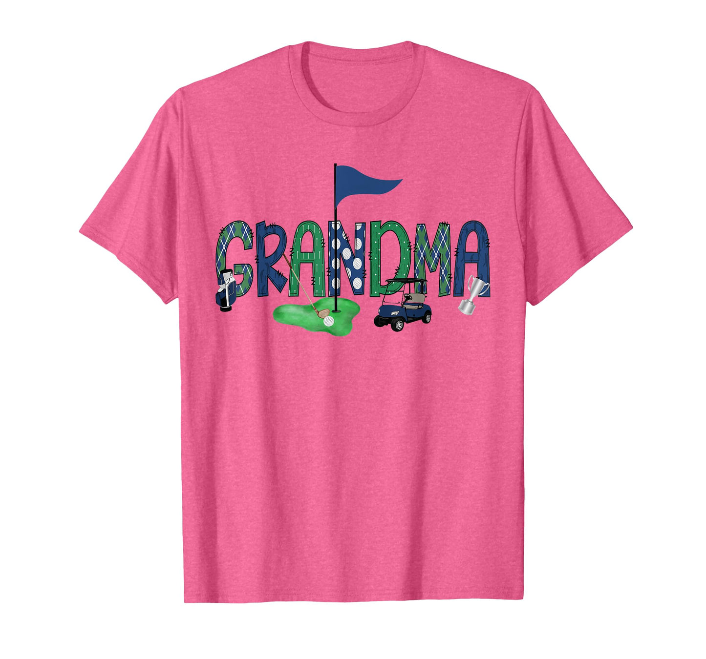 Grandma Of The Birthday Boy Hole in One Golf Sport Matching T-Shirt