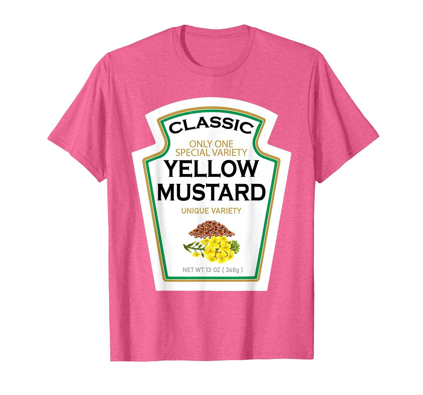 Yellow Mustard DIY Costume Matching Couples Groups Halloween T-Shirt