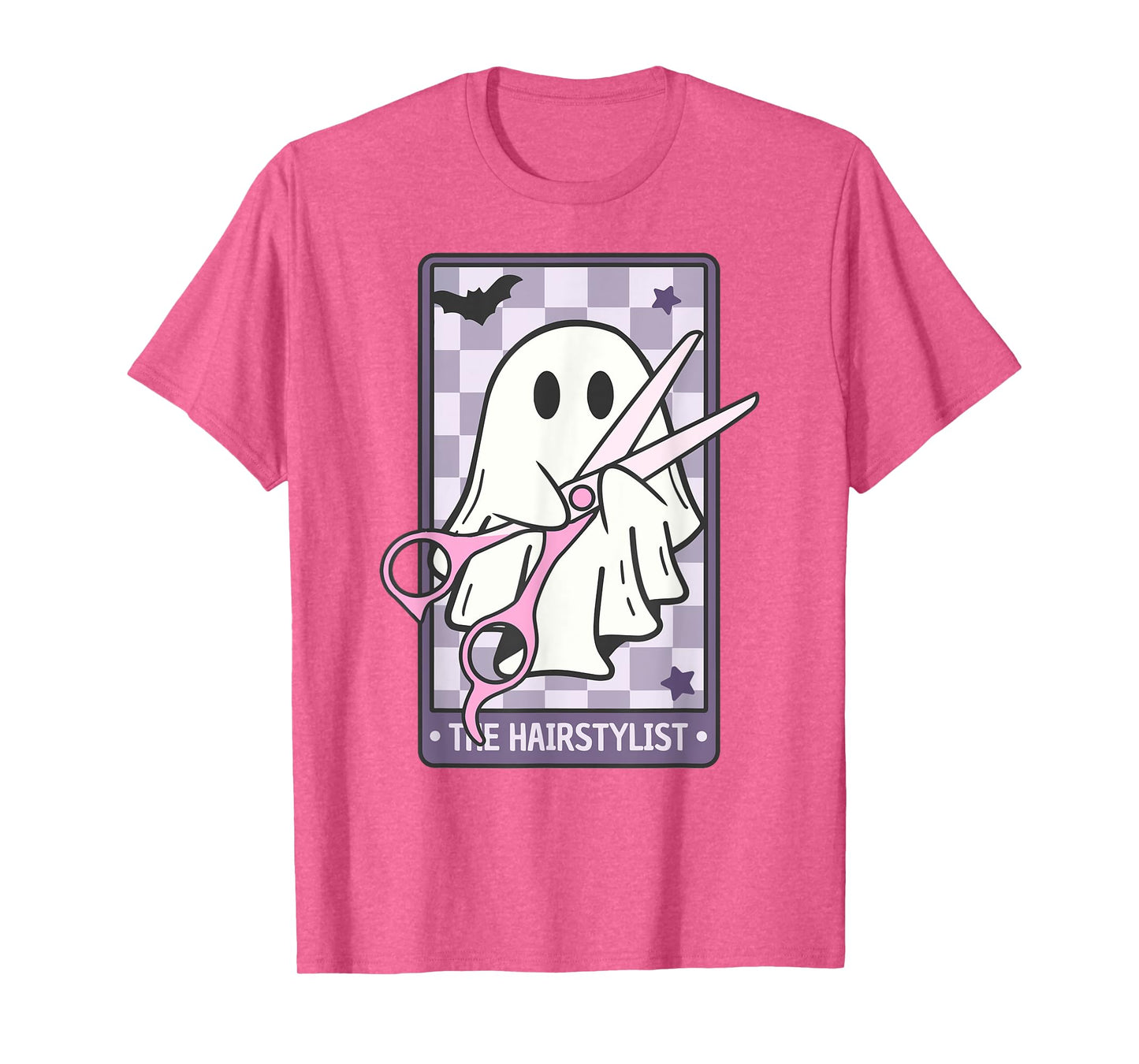 The Hairstylist Tarort Cute Cosmetologist Ghost Halloween T-Shirt