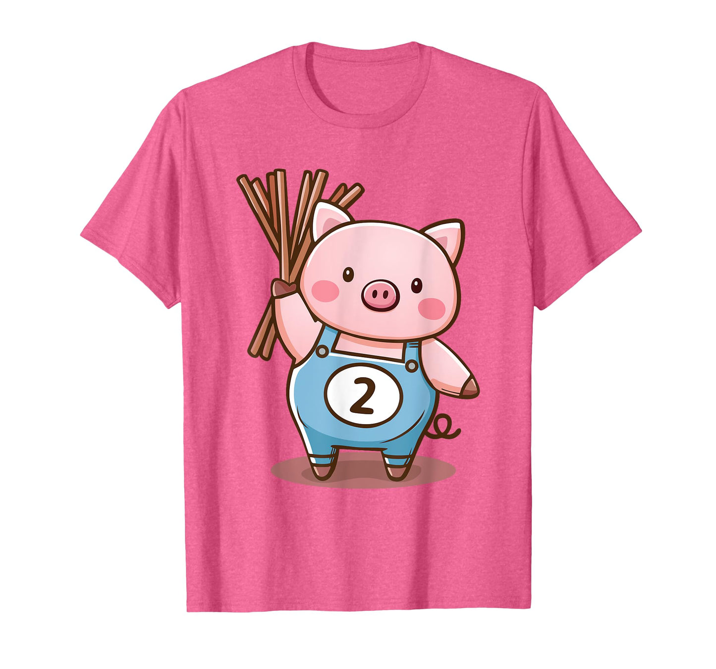 Three Little Pigs Pig 2 Costume Kids Adults T-Shirt