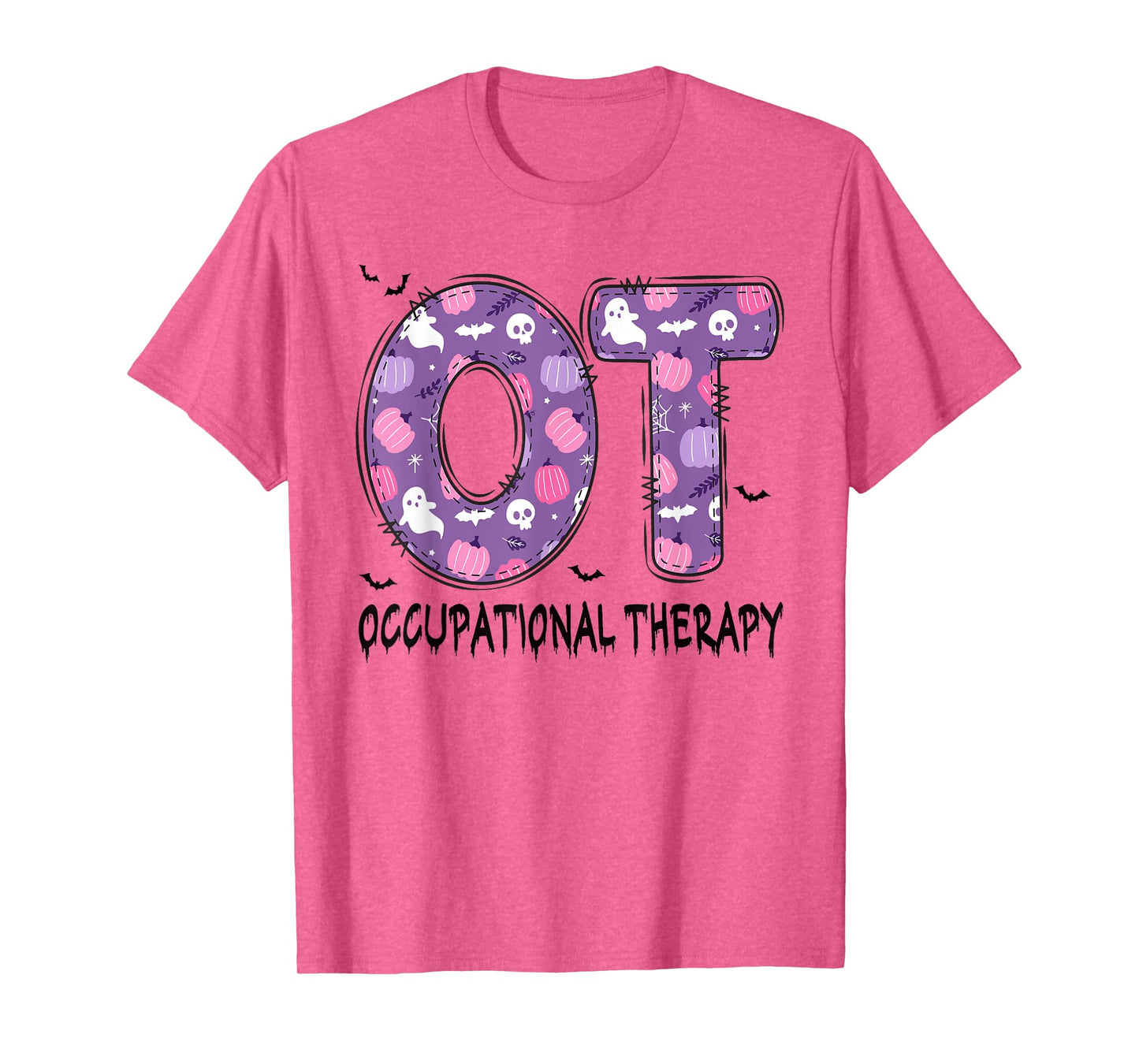 Retro Therapy Squad SLP OT PT Team Halloween funny Physical T-Shirt
