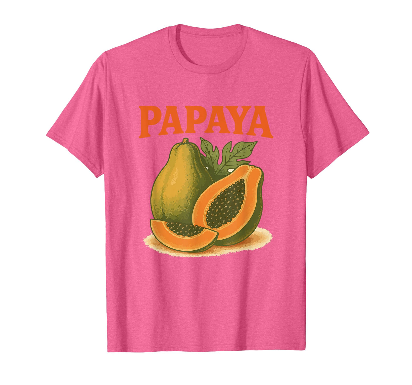 Papaya Retro Vintage Halloween Tropical Fruit Costume T-Shirt