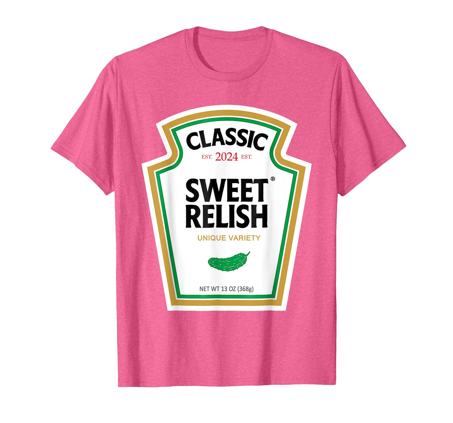 Sweet Relish DIY Halloween Tshirt Condiment Green Pickle T-Shirt