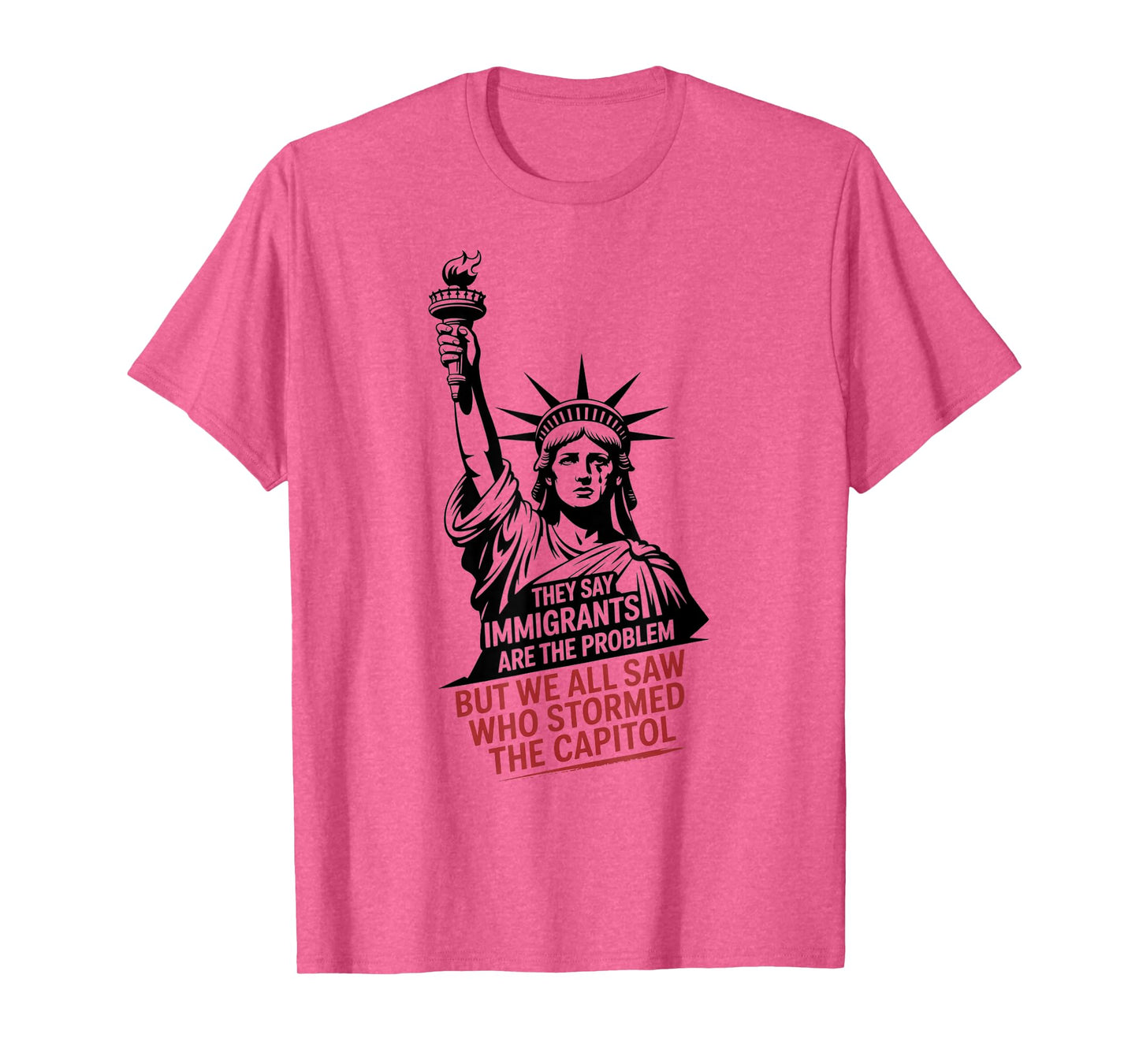 They Say Immigrants Are The Problem But We All Saw Stormed T-Shirt