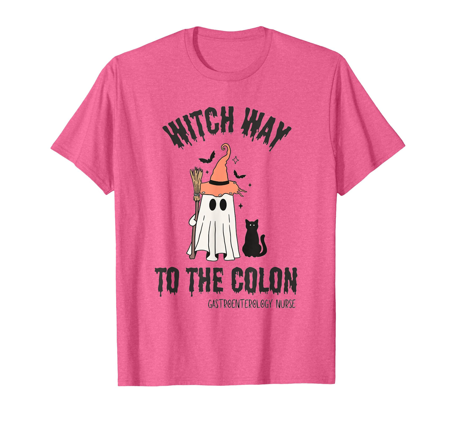 Endo Nurse Halloween Gastrointestinal Nurse Ghost Endoscopy T-Shirt