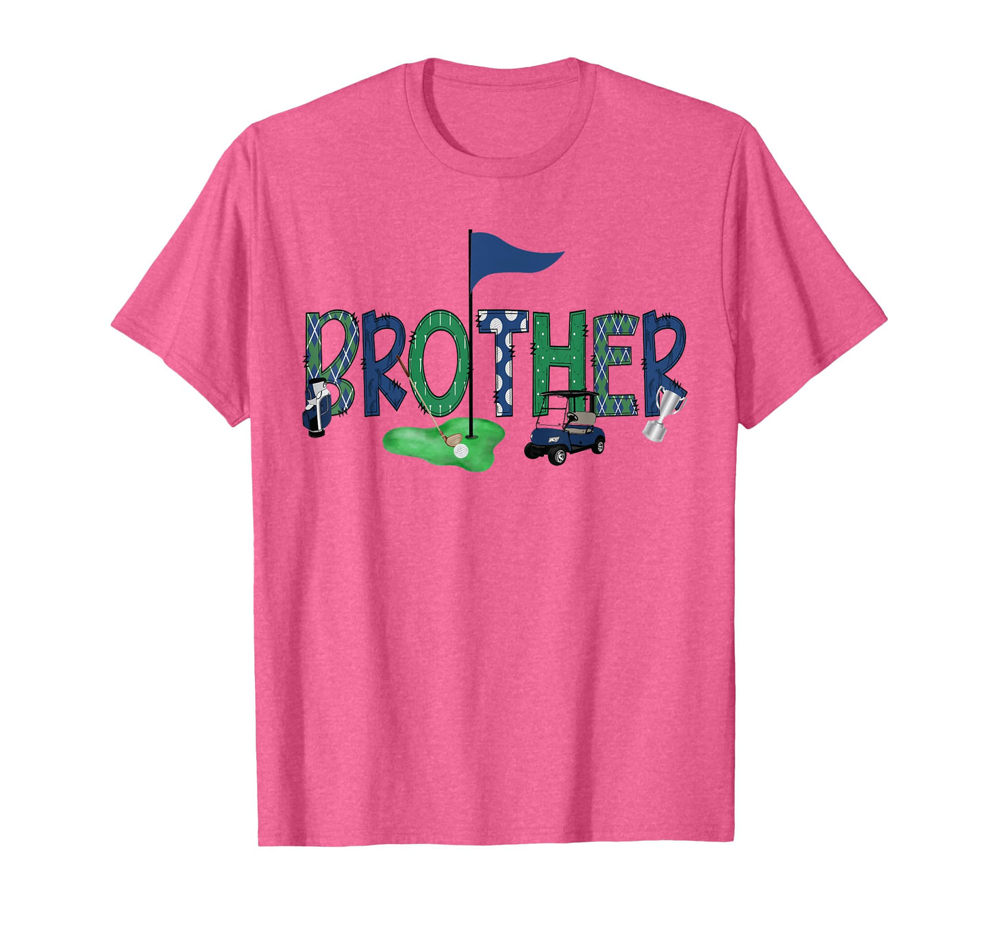 Brother Of The Birthday Boy Hole in One Golf Sport Matching T-Shirt
