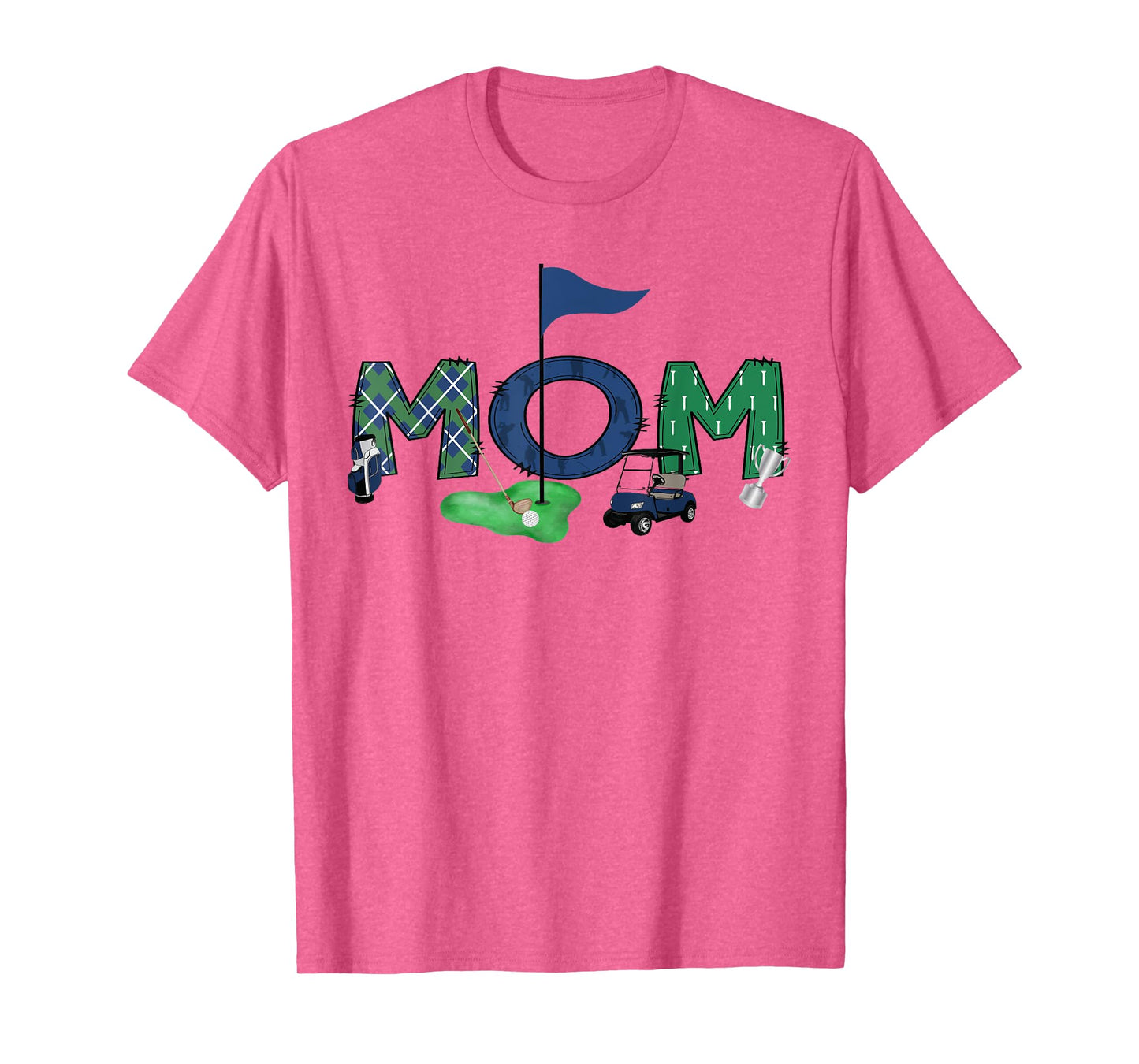 Mom Of The Birthday Boy Hole in One Golf Sport Matching T-Shirt