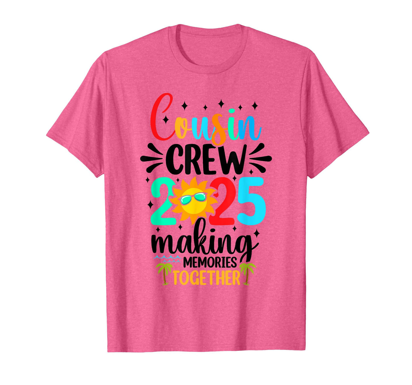 Cousin crew 2025 Summer Vacation Beach Family Trips Matching T-Shirt