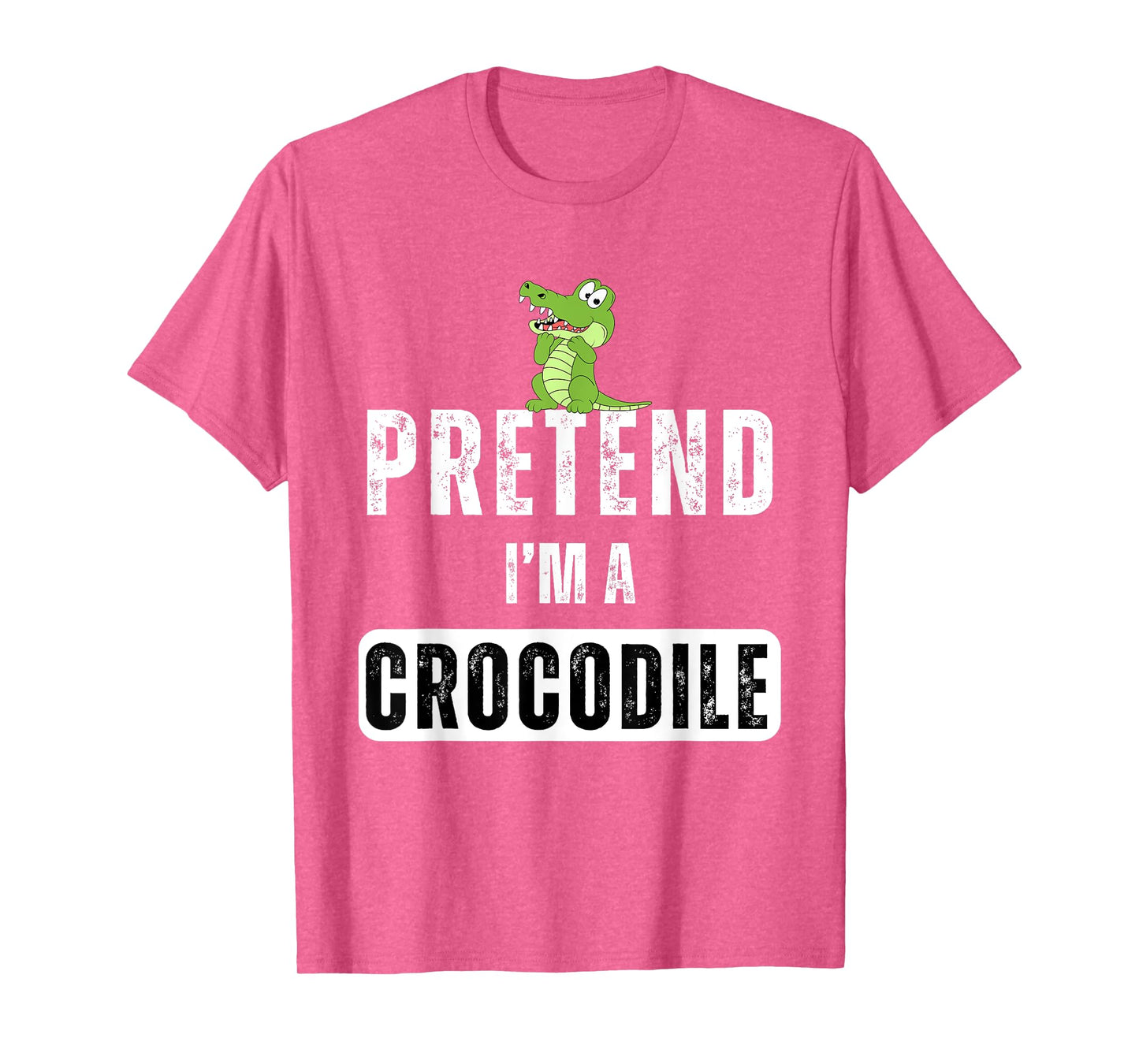 Pretend I'm a Crocodile Lazy Halloween Easy Costume T-Shirt