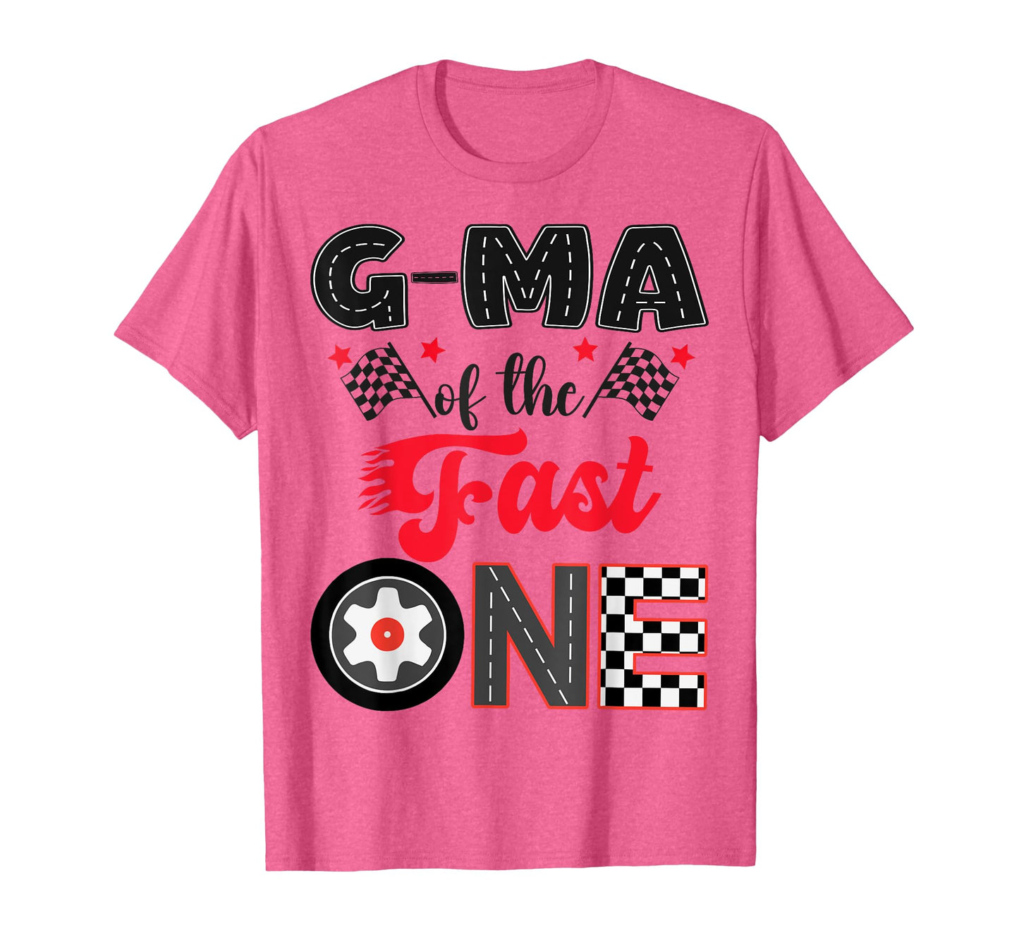 G-Ma Of The Fast One Car Racing Dad 1St Birthday Boy T-Shirt
