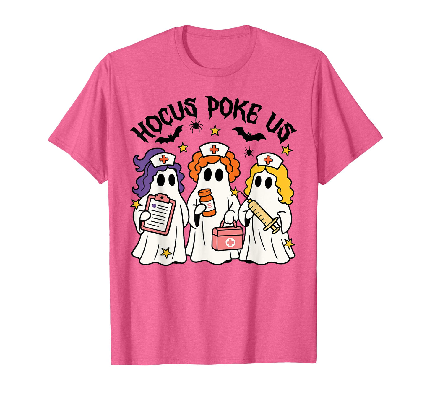 Funny Witches Nurse Spooky Nurse Halloween Season Nursing T-Shirt