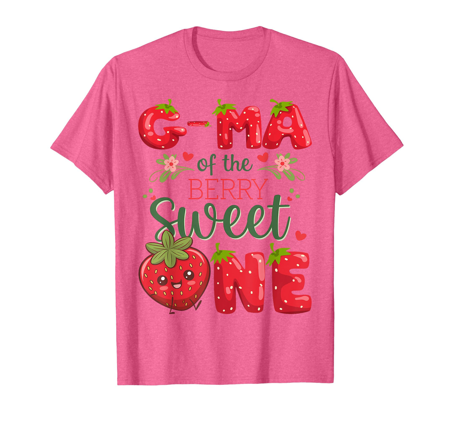 G-Ma Of The Berry Sweet One 1St Birthday Strawberry T-Shirt