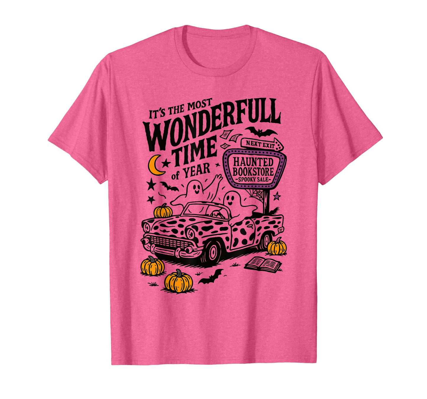 It's The Most Wonderful Time Of Year Ghost Car Halloween T-Shirt
