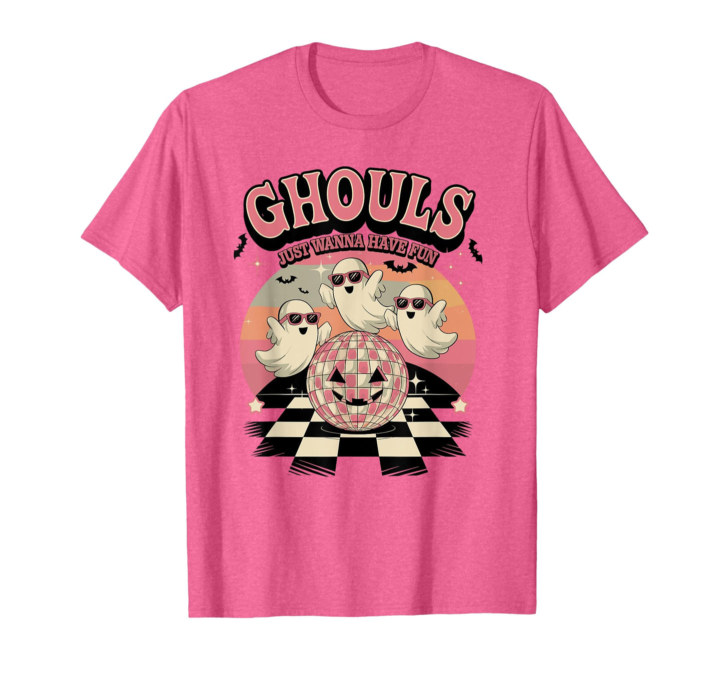 Ghouls Just Wanna Have Fun Retro Halloween T-Shirt